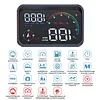 Universal Car HUD On-BD GPS Head Up Display with Speed RMP Water Temperature Overspeed Alarm Digital Speedometer Works for Most Cars