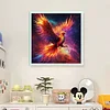 Colorful Bird-Full Embroidery 2 Strands 18CT Stamped Cross Stitch-35*35CM