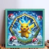 Pokémon-11CT Stamped Cross Stitch 40*40cm/15.75*15.75in