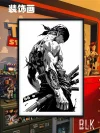 Ink Style Roronoa Zoro Decorative Painting - ONE PIECE - BLK Studio