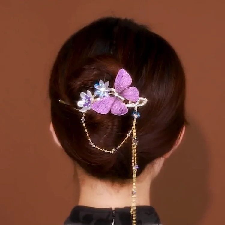 Butterfly Tassel Hair Clip KERENTILA