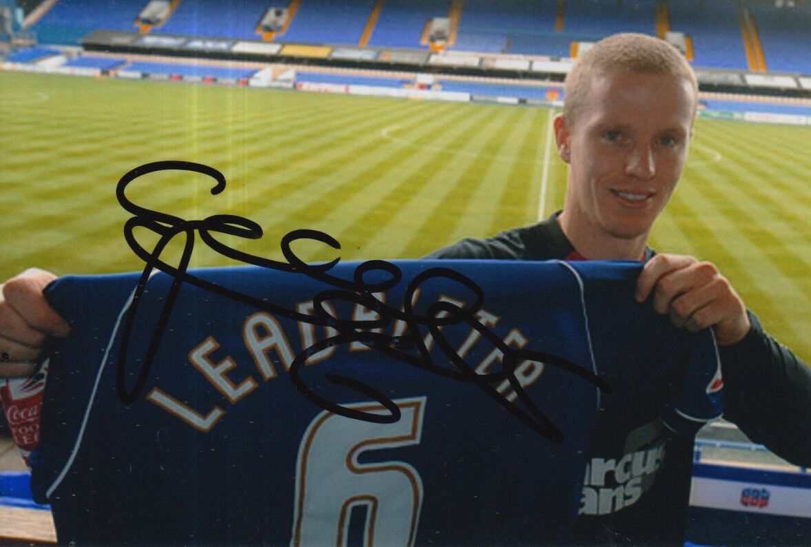 IPSWICH TOWN HAND SIGNED GRANT LEADBITTER 6X4 Photo Poster painting.