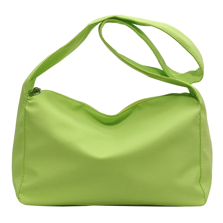 Women Fashion Messenger Bag Large Capacity Nylon Casual Hobo Bag (Green)