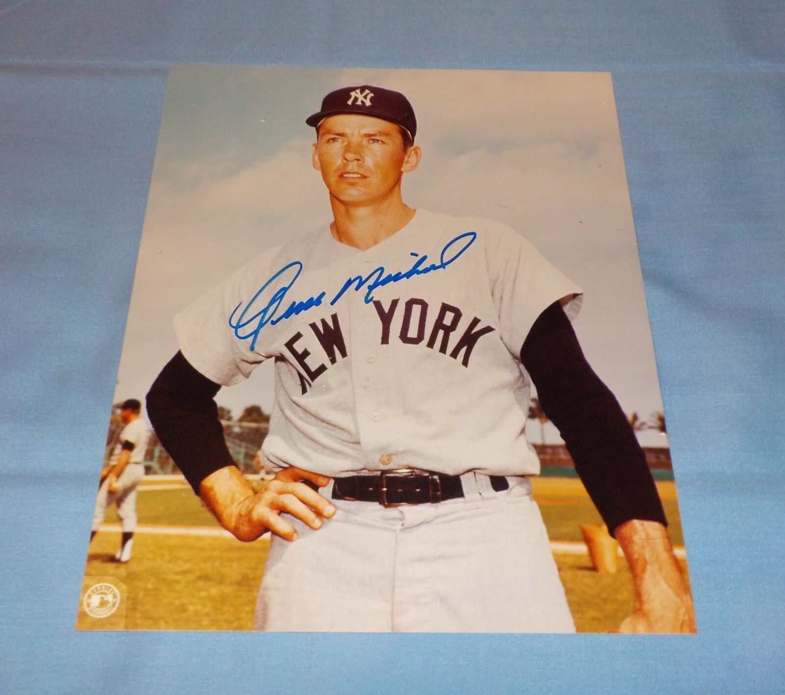 NY Yankees Gene Michael Signed Autographed 8x10 Photo Poster painting