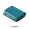 Multifunctional accordion-style genuine leather box wallet