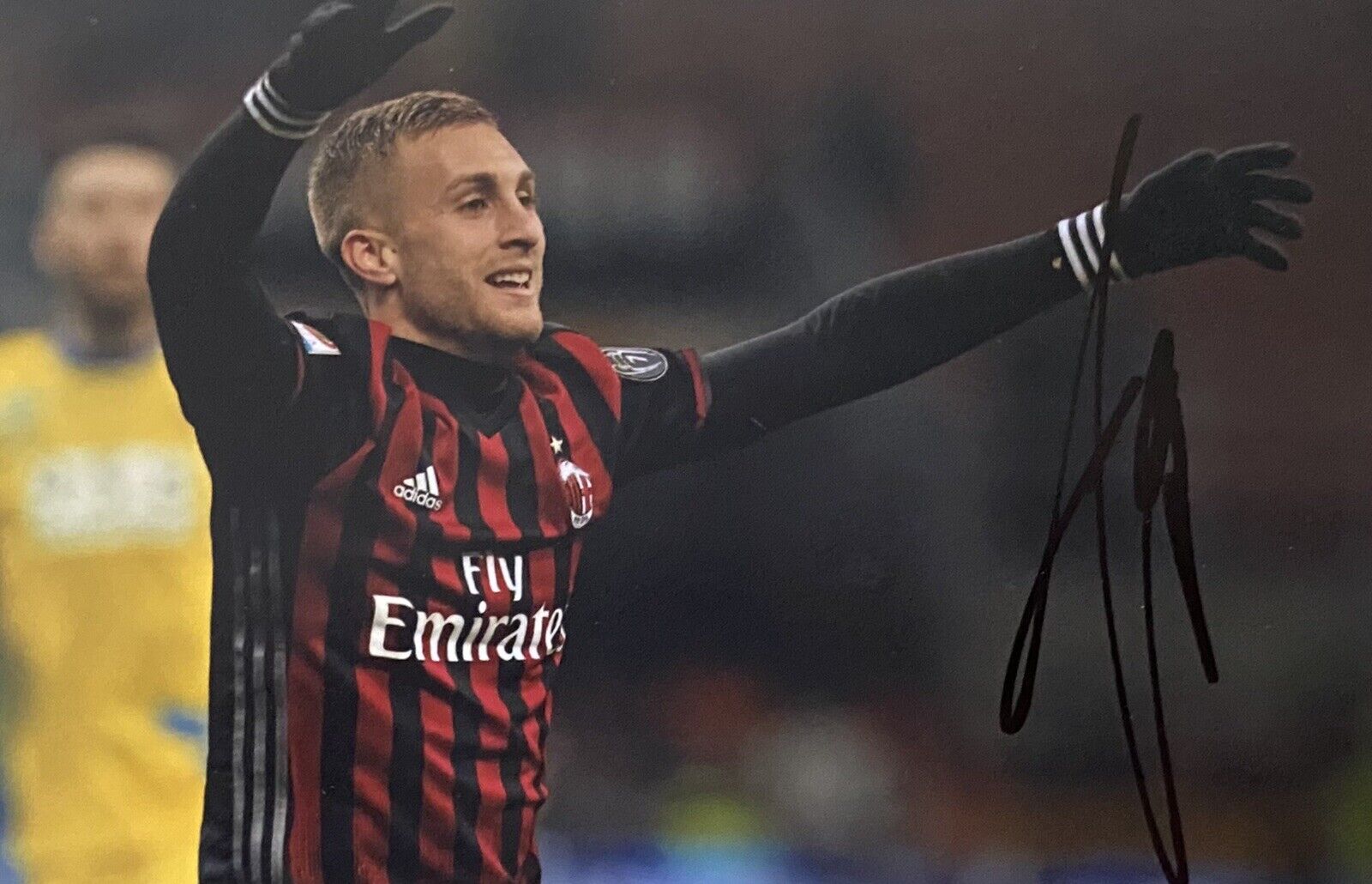 Gerard Deulofeu Genuine Hand Signed AC Milan 6X4 Photo Poster painting