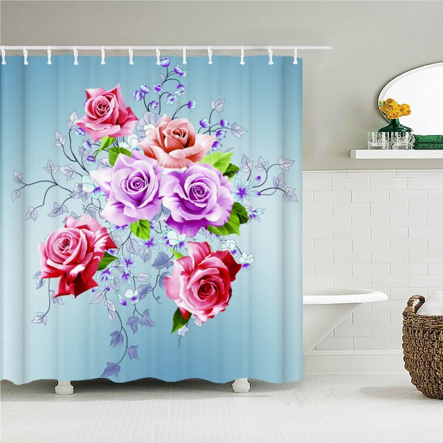 

Shower Curtain – Flower Plant leaf-180*180cm, 501 Original