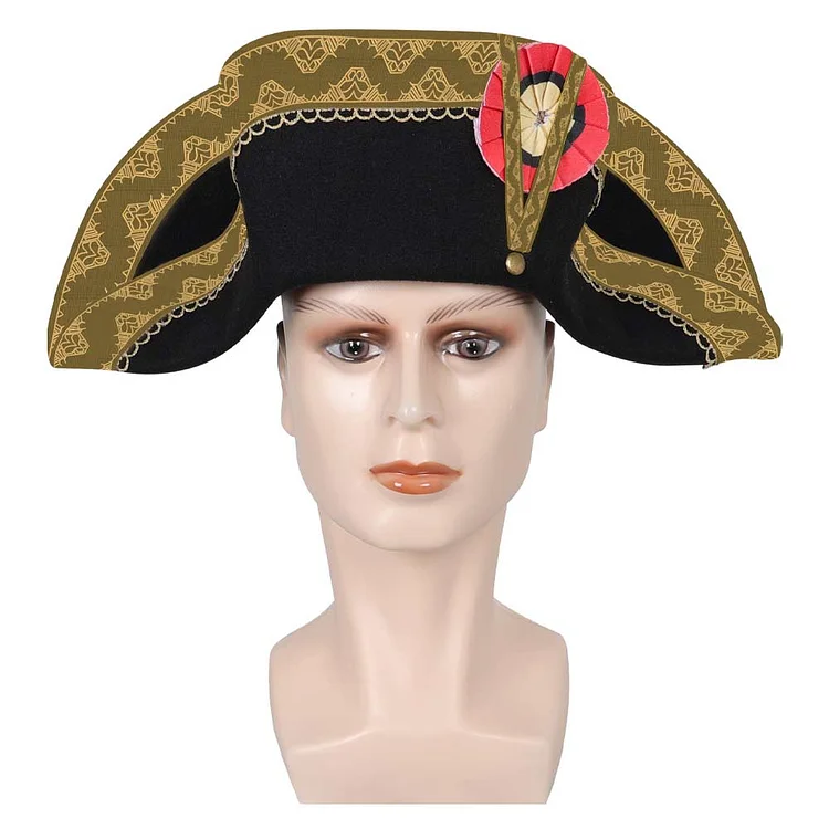 Napoleon 2023 - Napoleon President Black Hat Cosplay Accessories Halloween Carnival Props