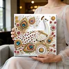 Framed Diamond Painting - Special Shaped - Peacock (25x25cm)