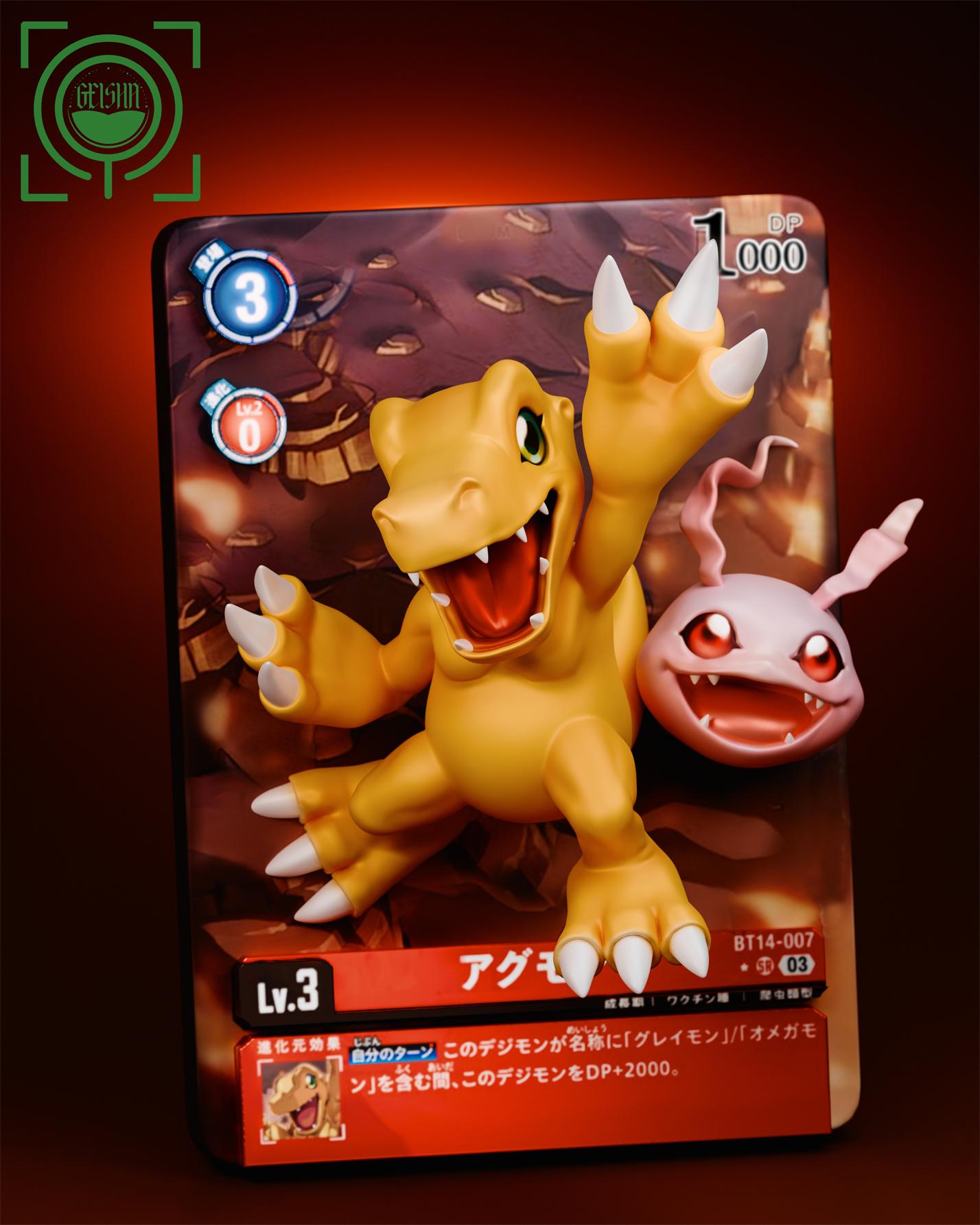 GEISHA Studio - Digimon Agumon & Koromon Statue(GK)-