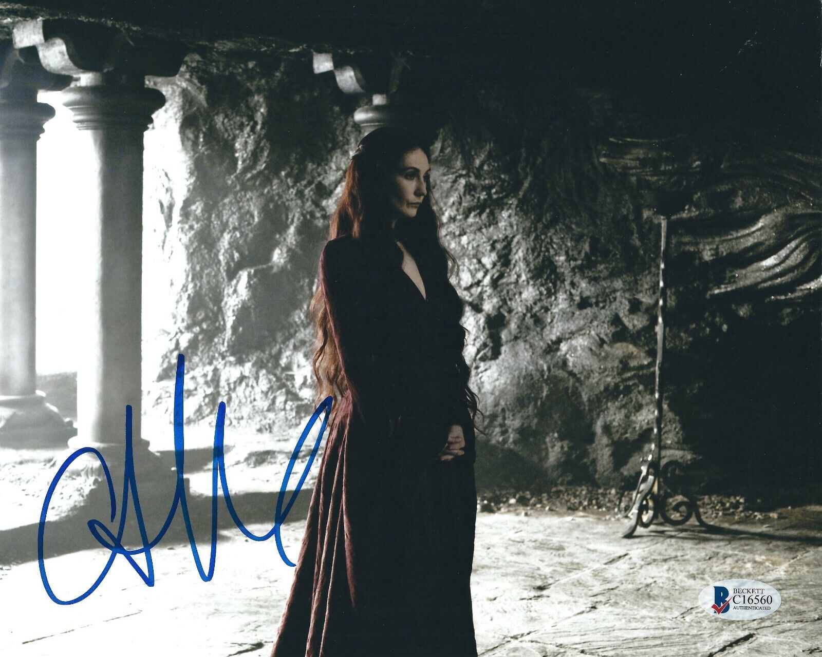 Carice van Houten Signed 'Game Of Thrones' 8x10 Photo Poster painting BAS C16560