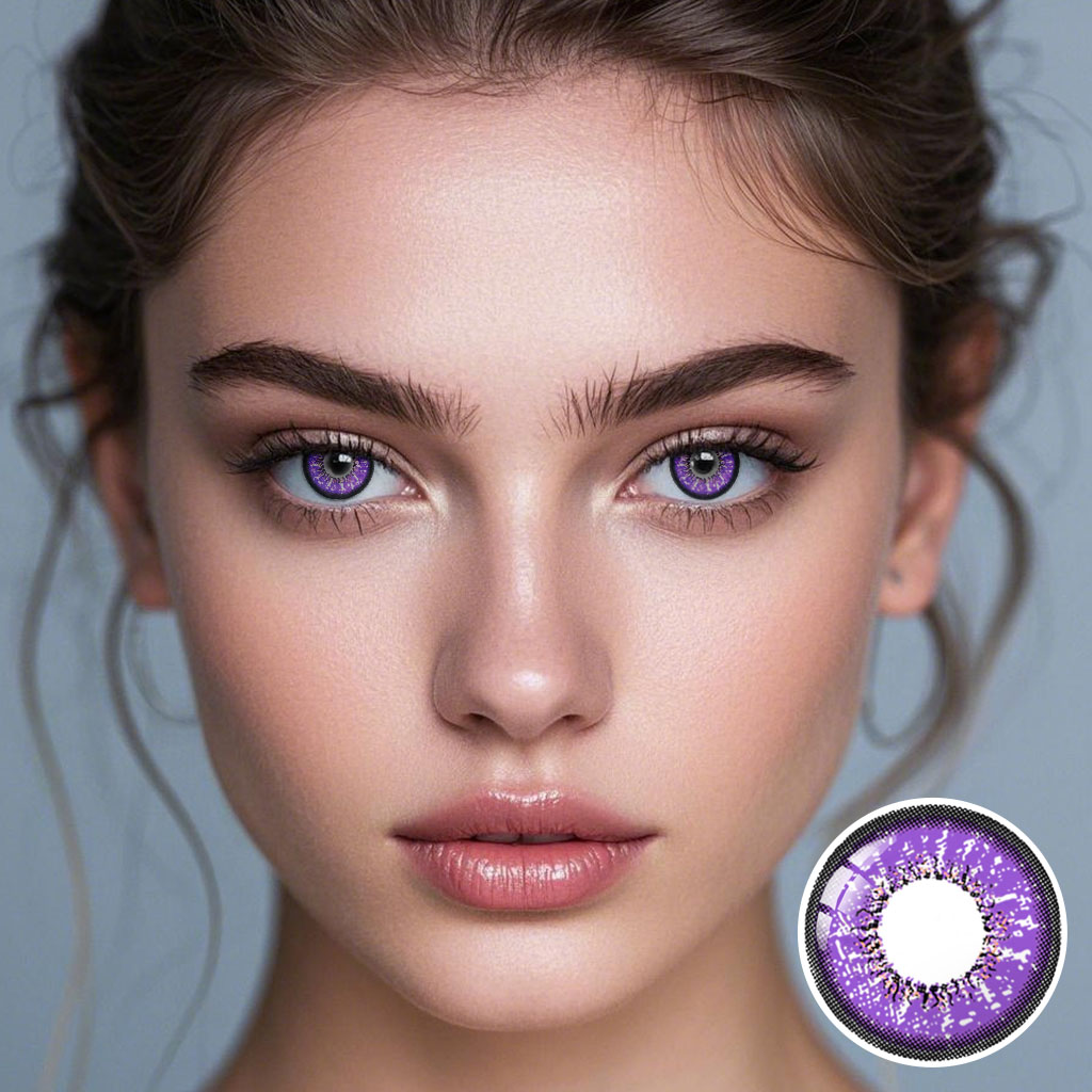 Flame Violet Contact Lenses