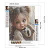 Diamond Painting-DIY Full Round Drill Cute Doll