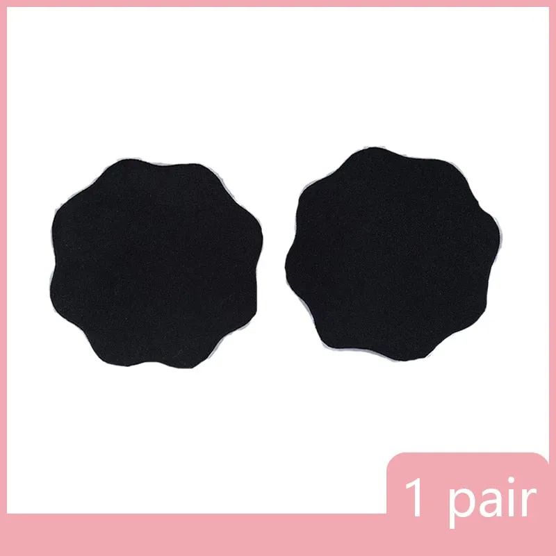 Reusable Women Breast Petals Lift Nipple Cover Invisible Adhesive Silicone Push Up Sexy Backless Strapless Breast Cover Pasties