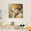 Gloden Woman-14CT Stamped Cross Stitch 50*50cm tapestrymarket