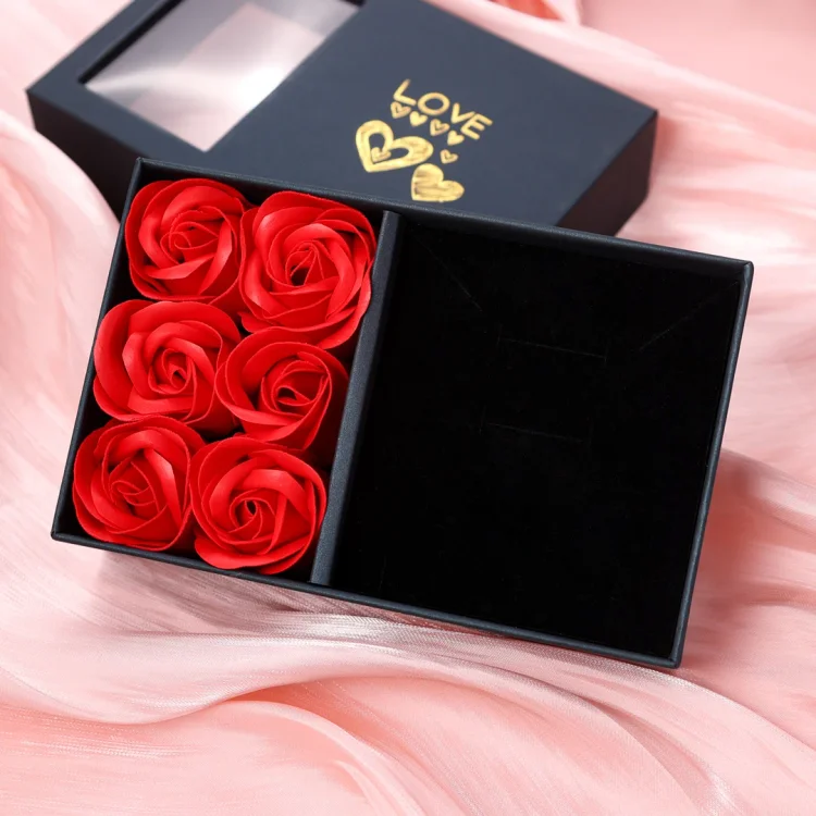 Kettenmachen Rose Exquisite Schwarz Geschenkbox