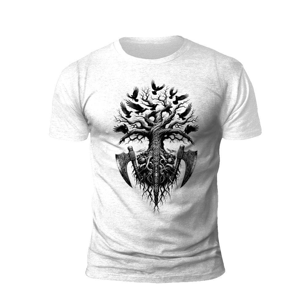 Viking Sword Tree T-Shirt