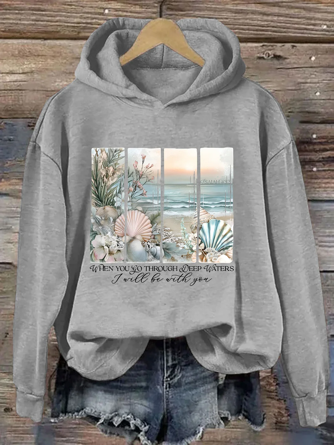 Deep Waters Christian Hoodie