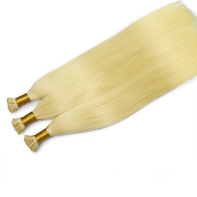Pre-Bonded I TIP Hair Extension #613 Bleach Blonde100g Per Pack