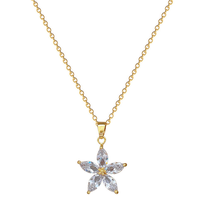 Moon Geometric Stainless Steel Stainless Steel Necklaces