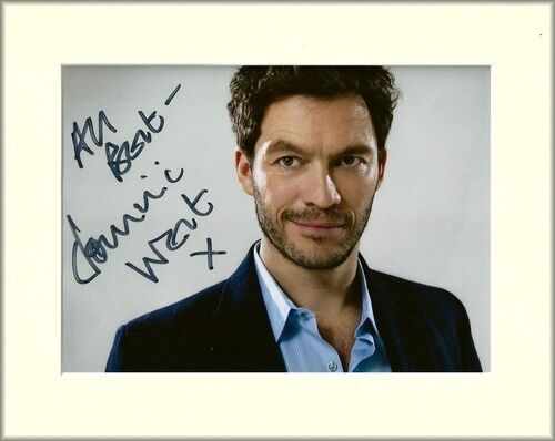 DOMINIC WEST THE WIRE PP 8x10 MOUNTED SIGNED AUTOGRAPH Photo Poster painting