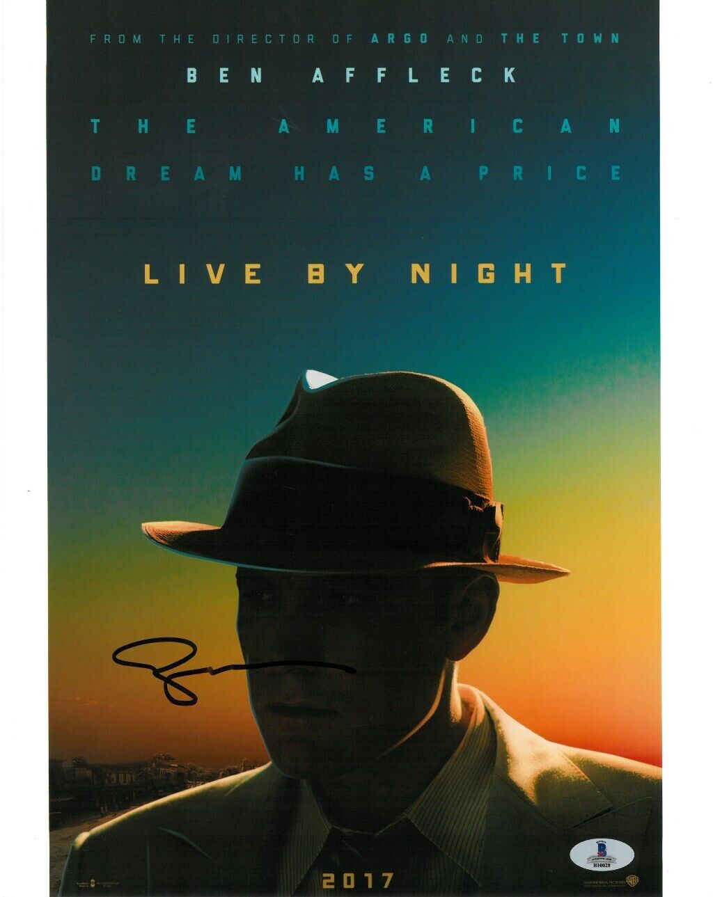 Ben Affleck Signed Live by Night Autographed 11x14 Photo Poster painting BECKETT #B10028
