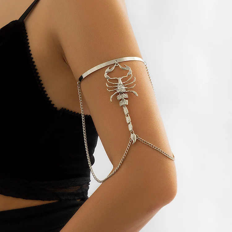 Metal Scorpion Tassel Arm Chain