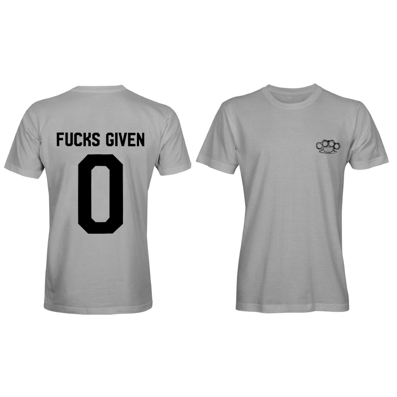 Livereid Fucks Given 0 Men's T-shirt - Livereid
