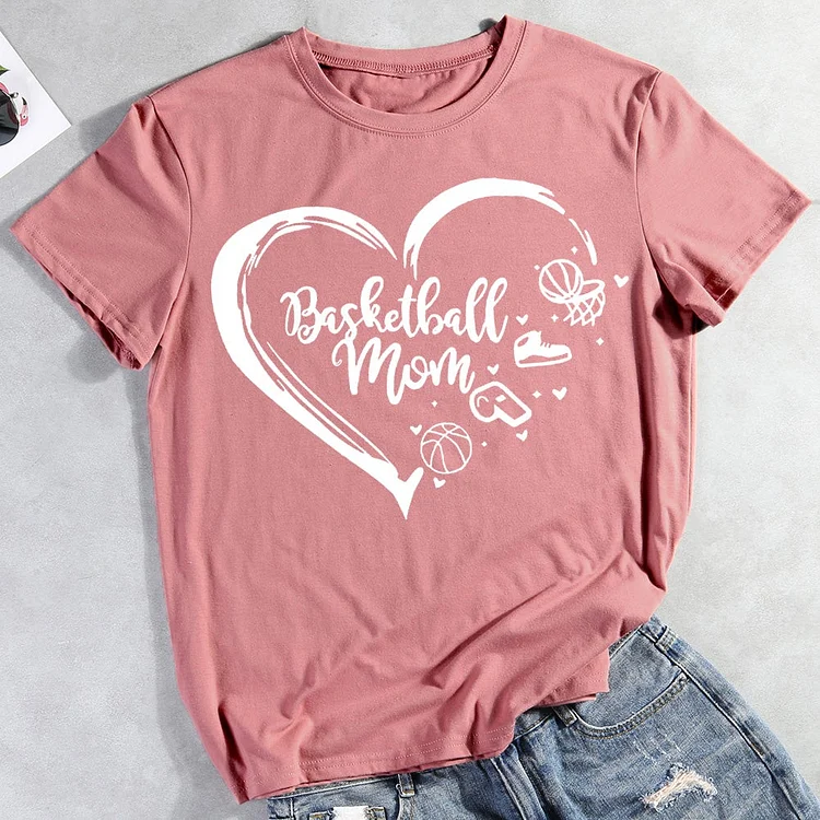 Basketball mom T-shirt Tee -011314