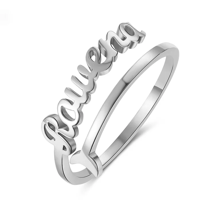 Customized Name Ring Classic Adjustable Ring for Her
