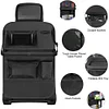 Car Seat Back Organizer with Foldable Table Tray Multi-Pocket Storage Bag
