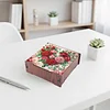 Diamond Painting Wooden Love Rose 4 Slots Diamond Painting Storage Box for Adult Beginner