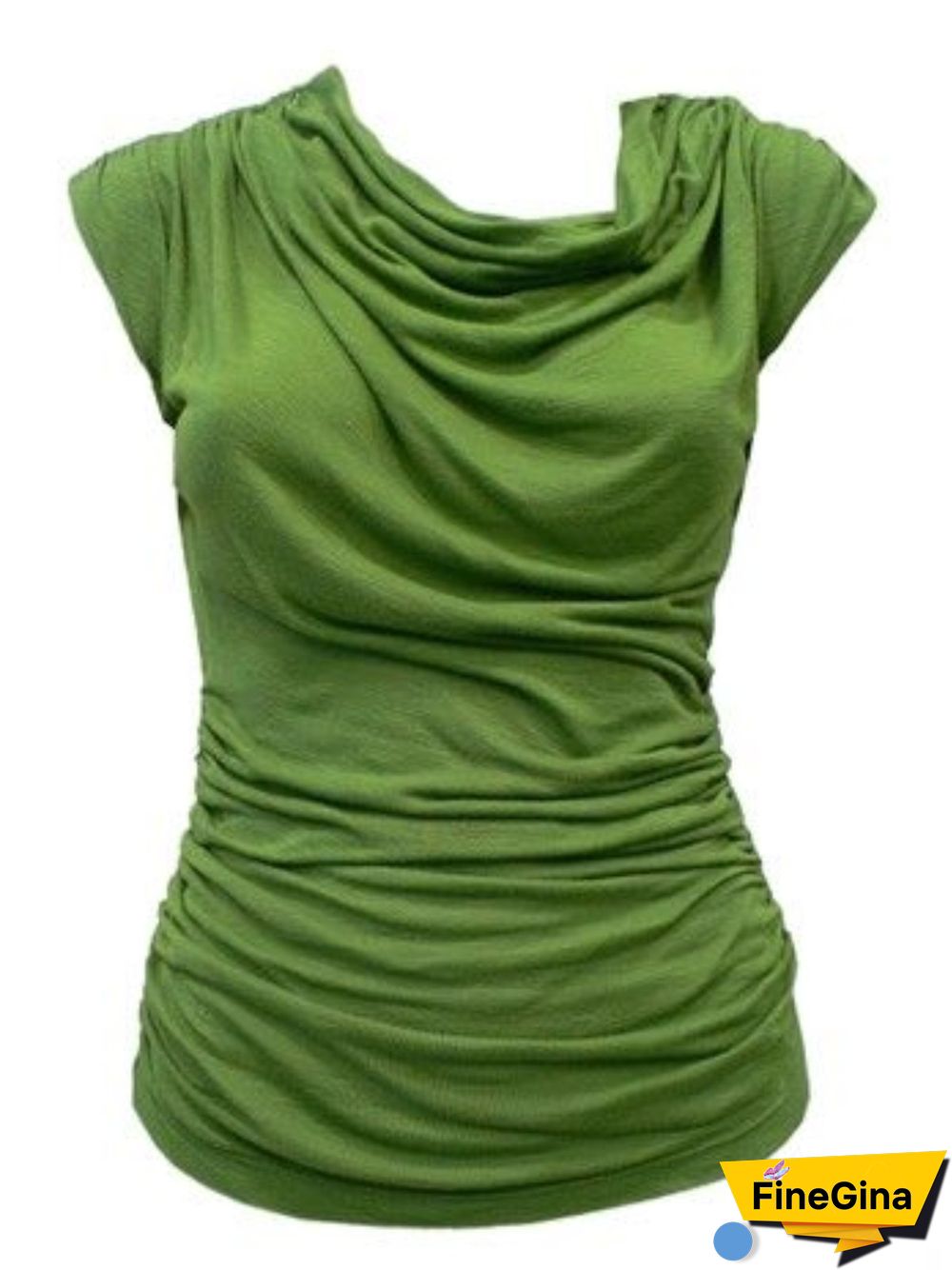 Casual Short Sleeve Round Neck Plus Size Tops