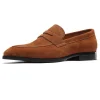Handmade Mens Casual Suede Leather Loafers Shoes