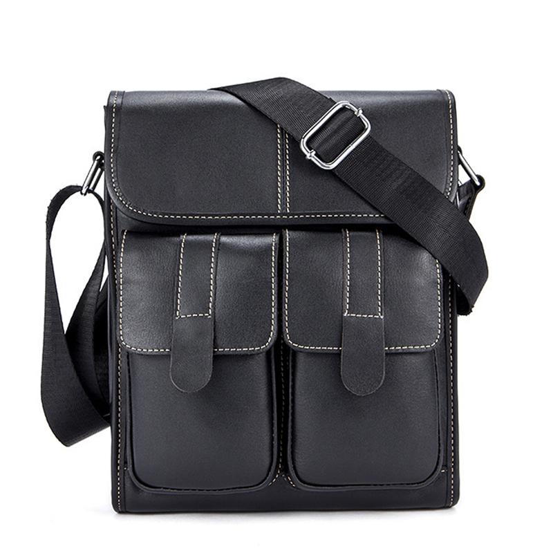 Fashion Vintage Messenger Bags Durable Leather Shoulder Bags