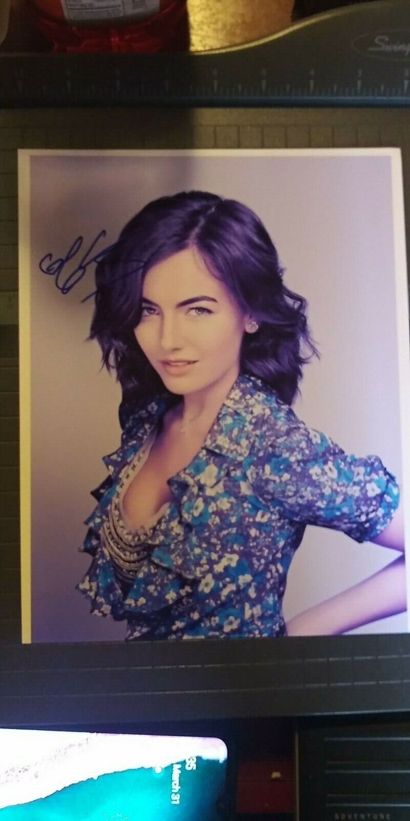 Camilla Belle signed 8x10