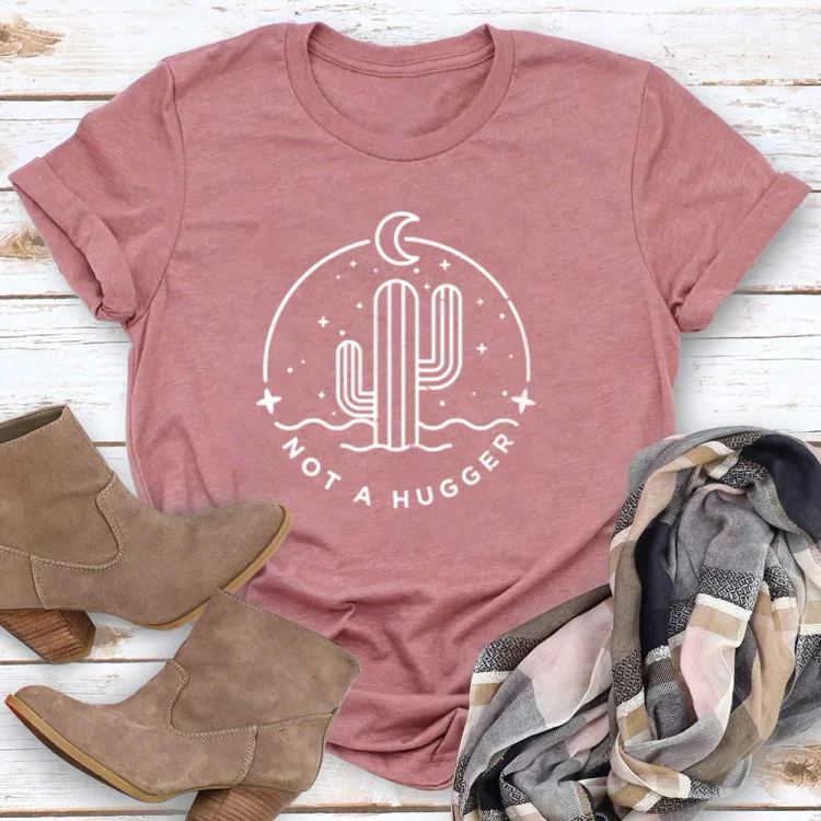 PSL-Nature Lover-Not a Hugger T-shirt Tee -02888