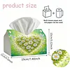 DIY Diamond Art Tissue Box Holder Daisy Flower Heart PU Leather Diamond Art Desktop Organizer Resin Rhinestone Storage Organizers Gem Art Home Office Decor Craft Gift