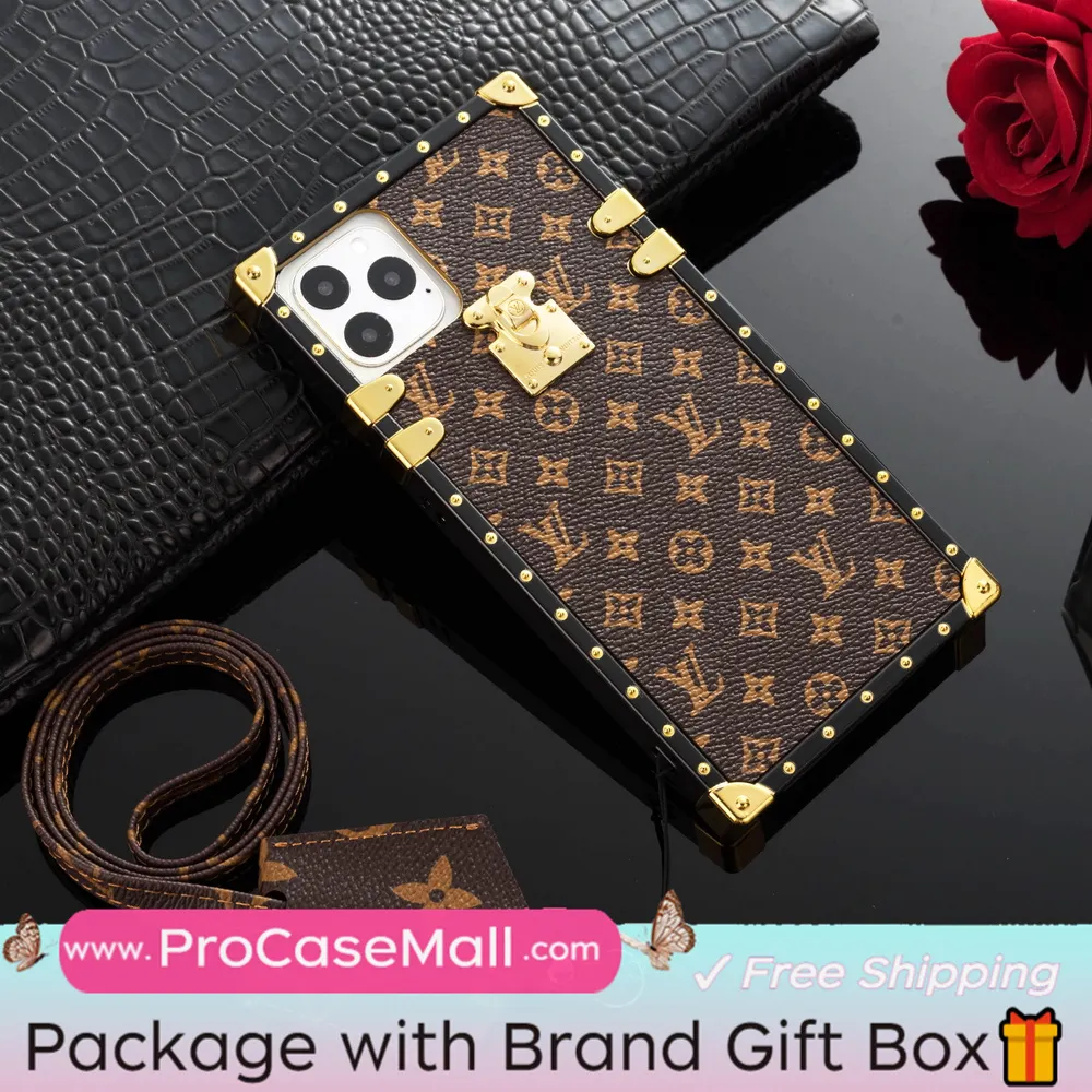 Classic Louis Vuitton Catwalk Crossbody Style Samsung Galaxy Cover Apple iPhone Cnvas Trunk Case