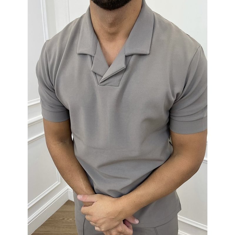 Spring New Polo Short Sleeve Top-Compassnice®