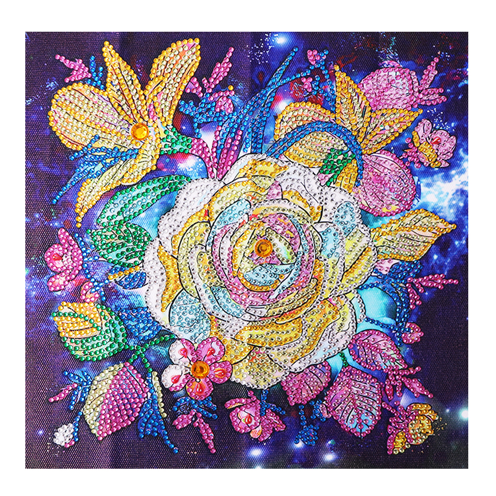 

30*30CM - Special Shaped Diamond Painting - Flowers, 501 Original
