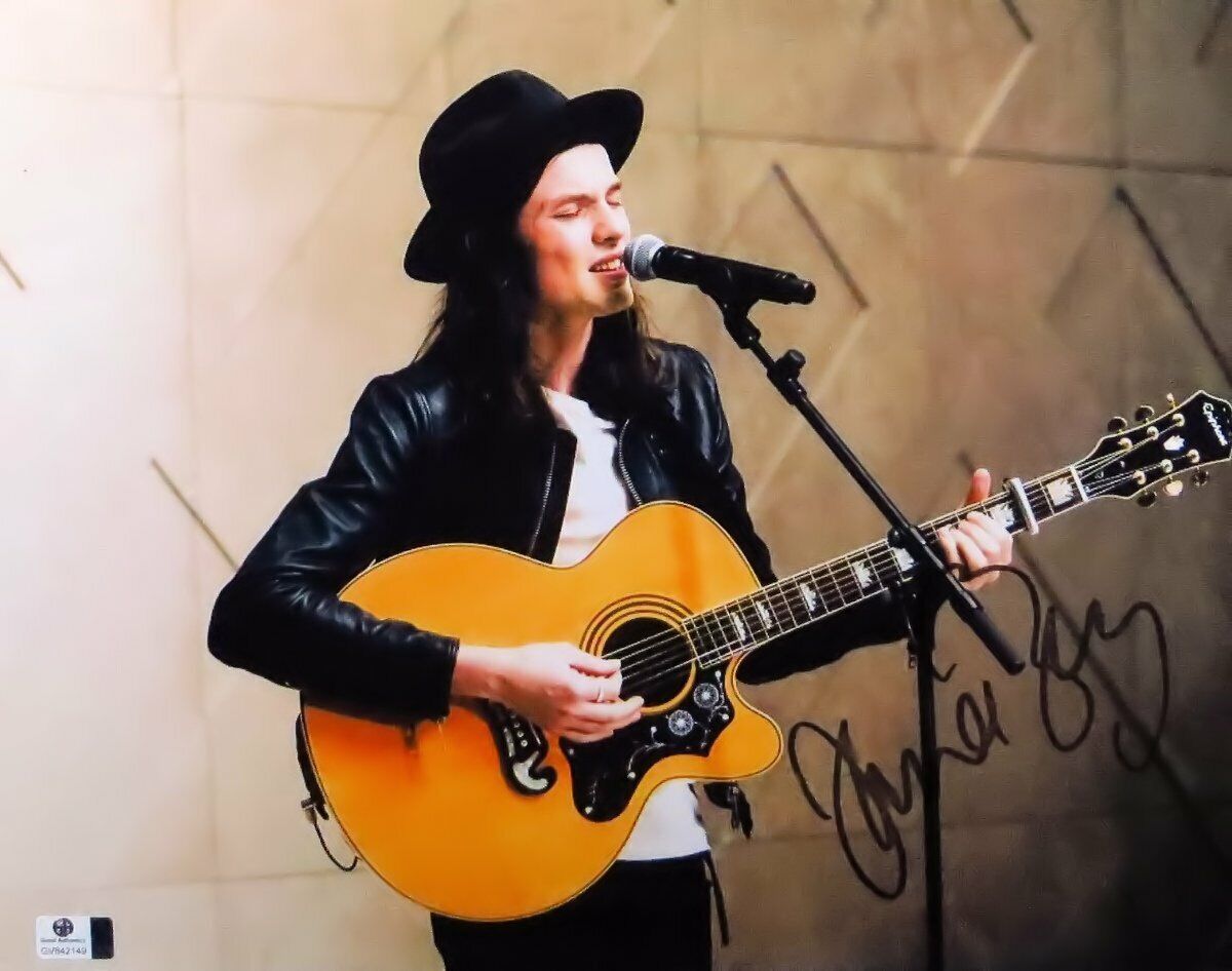 James Bay Signed Autographed 11X14 Photo Poster painting Cute Sexy Singing w/Hat GV842149