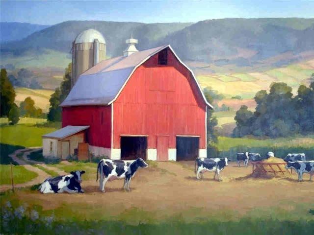

Farm Of Cows – Paint By Numbers - 40*50CM, 501 Original