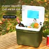 Outdoor Cooler Box Portable Camping Refrigerator 13L Fresh-Keeping Incubator