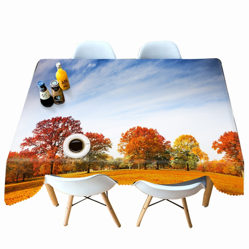 

Autumn Forest - 3D Tablecloth, 140*140cm, 501 Original
