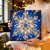 DIY Special Shape Diamond Painting Pearl Art With Inner Frame Kit 25x25cm(Snowflake)