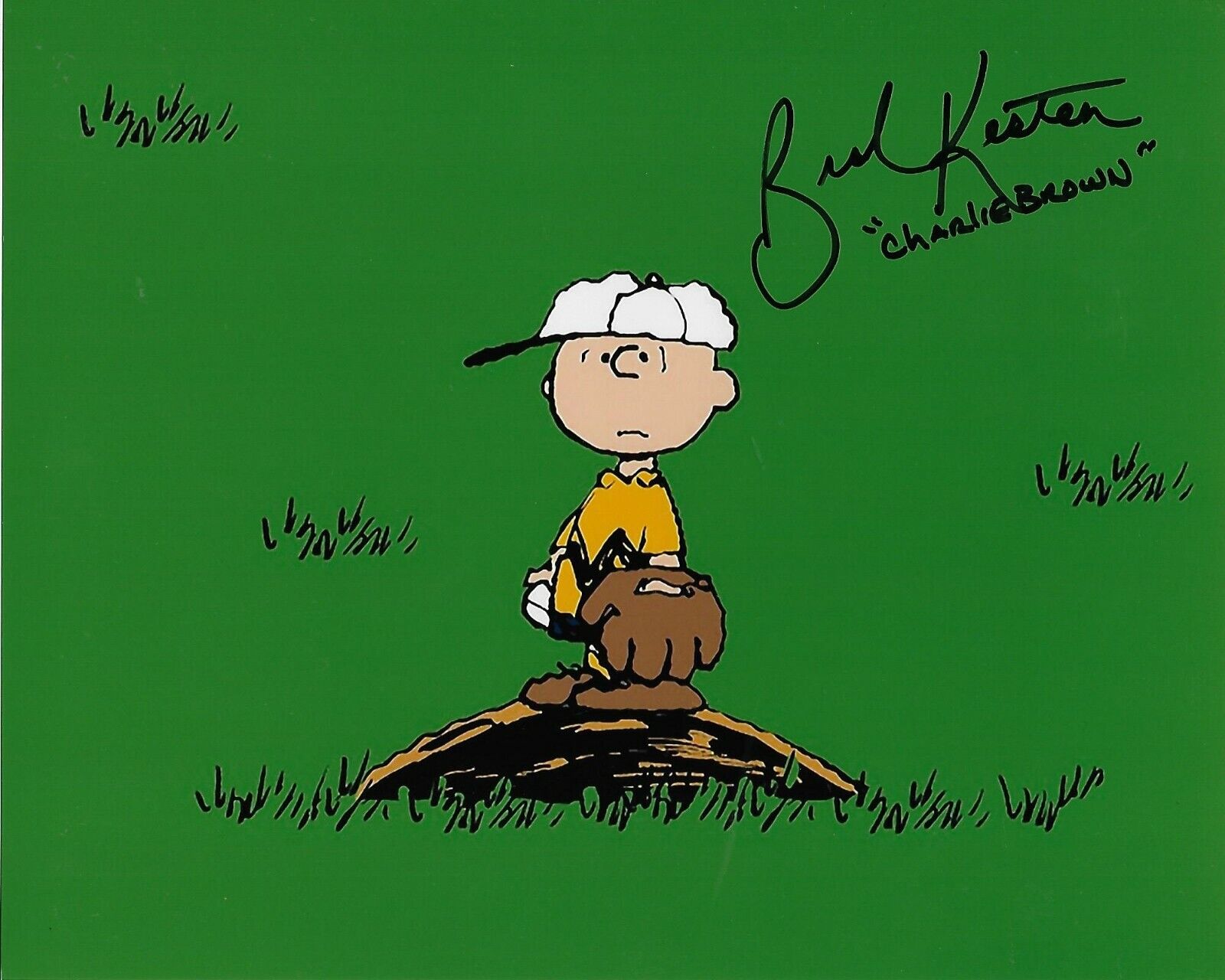 Brad Kesten Charlie Brown Peanuts Original Autographed 8X10 Photo Poster painting #16