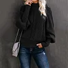 Women Long Sleeve Knitted Loose Fitting Sweater