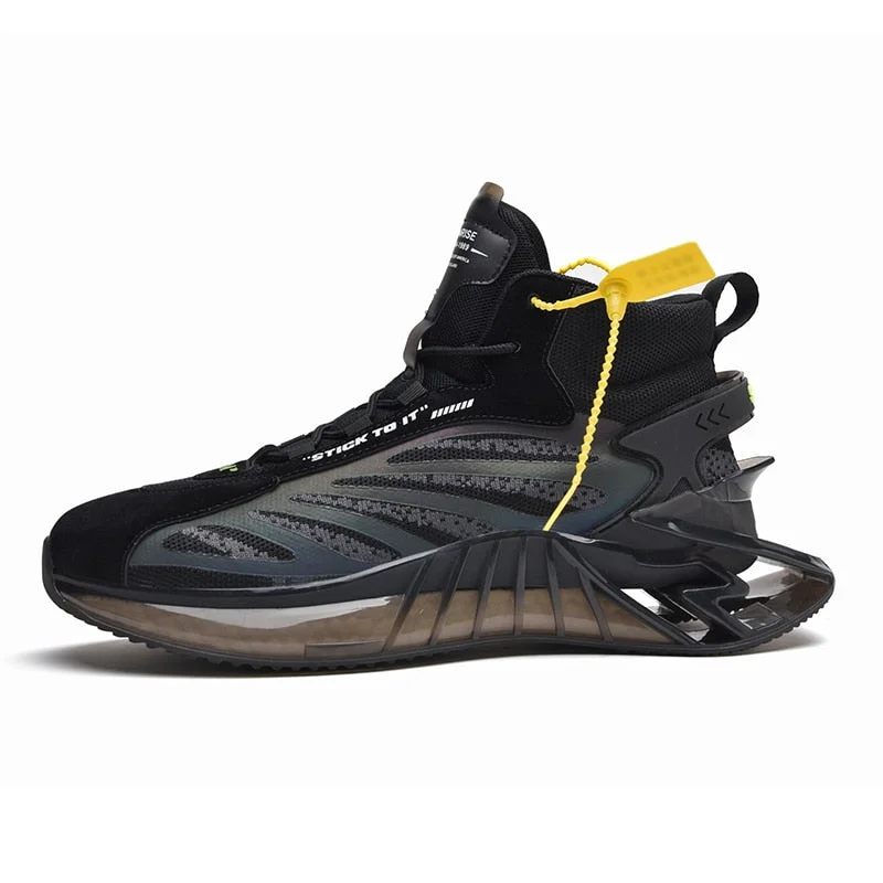 Men's Sneakers New Arrival Men's Blade Running Shoes Graffiti Sports Shoes Outdoor Training White Jogging Shoes Trendy Men Shoes