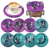 8pcs DIY Girl Diamond Painting Acrylic Coasters